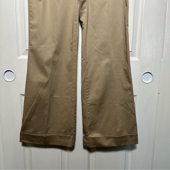 J. Crew Tan Wide Leg Pants - Picture 4 of 14